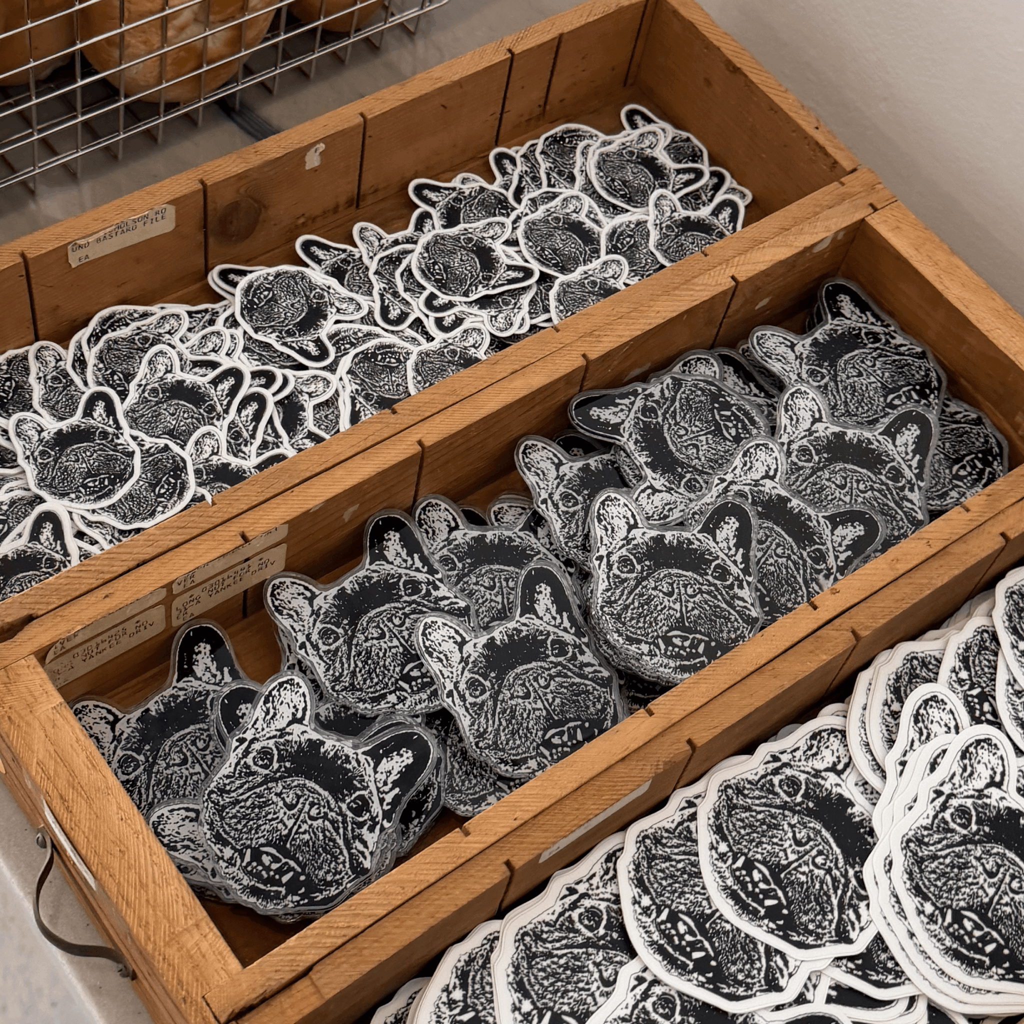 Rocky Bagel Acrylic Magnet